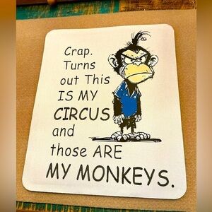 Hand Pressed Mouse Pad!  Brand New!